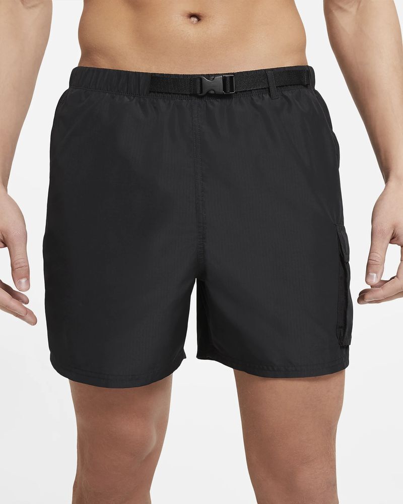 Nike Short de bain repliable à ceinture 13 cm Pour Homme Taille : M Couleur : Black M