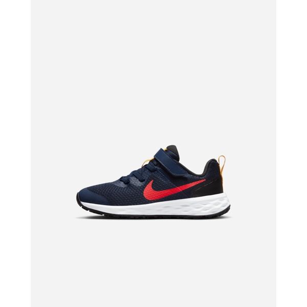 nike scarpe revolution 6 blu navy e rosso bambino dd1095-412 10.5c