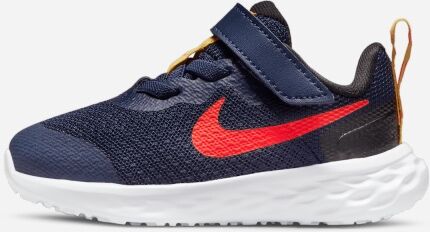 Nike Scarpe Revolution 6 Blu Navy e Rosso Bambino DD1094-412 5C