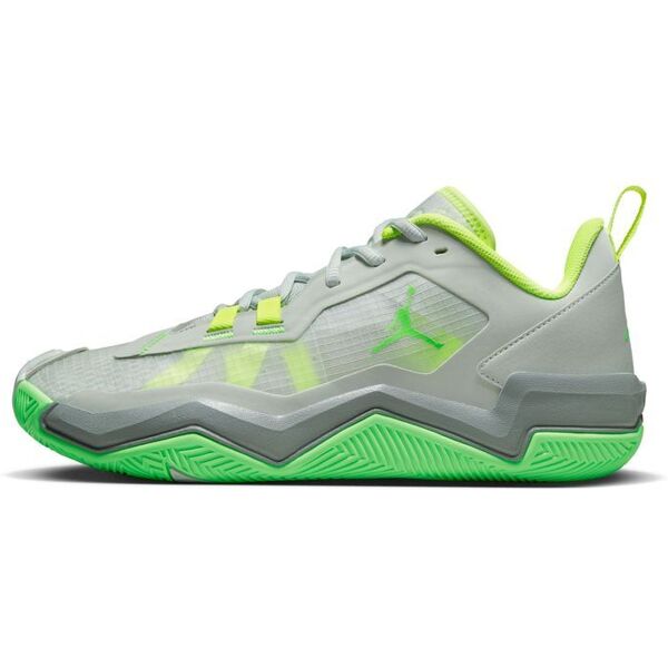 nike scarpe da basket jordan one take 4 grigio e verde uomo dz3338-003 11