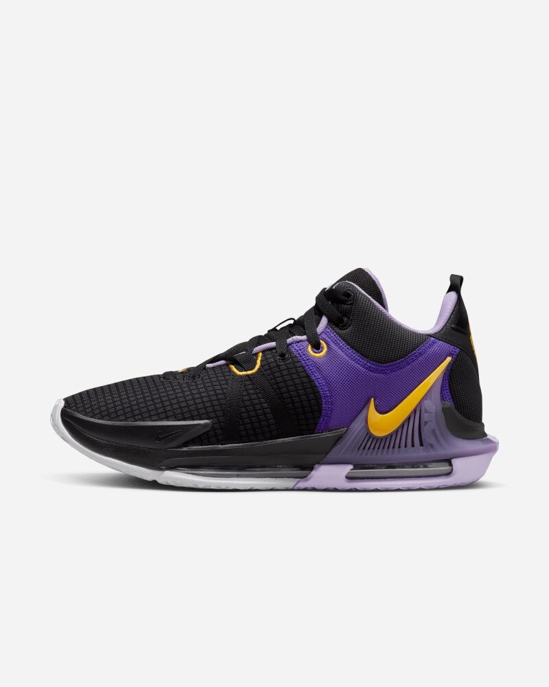 Nike Scarpe da basket LeBron Witness 7 Nero e Viola Uomo DM1123-002 10.5