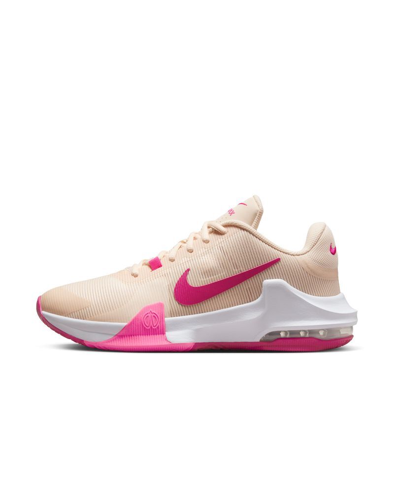 Nike Scarpe da basket Air Max Impact 4 Rosa e Marrone Uomo DM1124-801 9.5