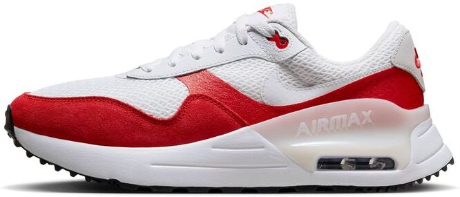 Nike Scarpe Air Max SYSTM Bianco e Rosso Uomo DM9537-104 11.5