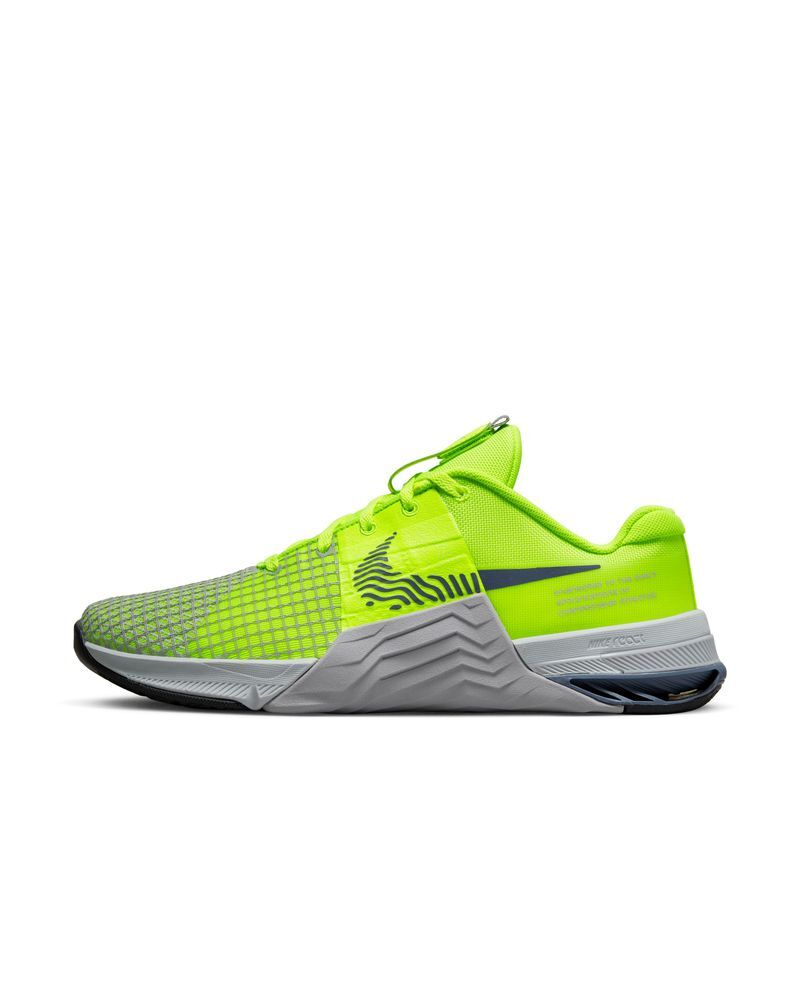 Nike Scarpe da training Metcon 8 Giallo Fluorescente per Uomo DO9328-700 7