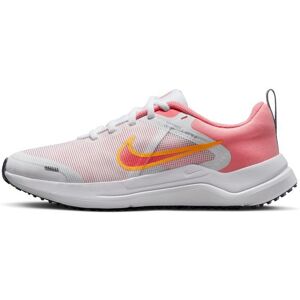 Nike Scarpe Downshifter 12 Bianco e Rosa Bambino DM4194-100 3.5Y