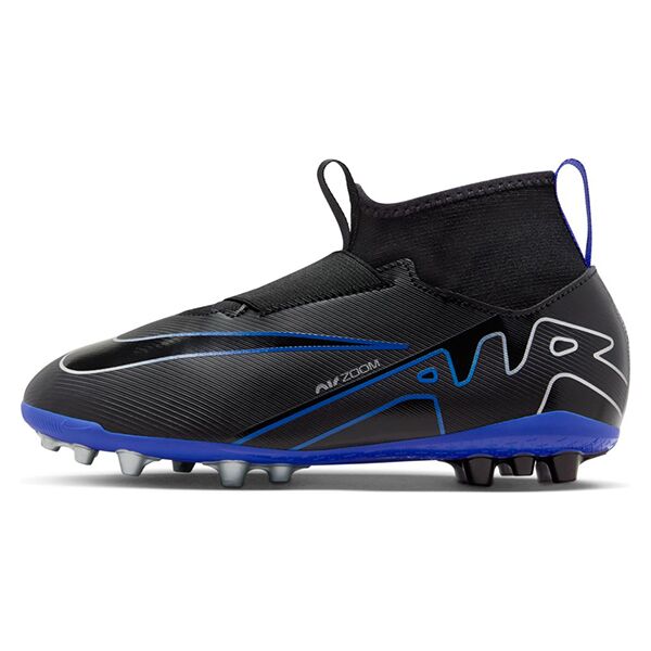 nike scarpe da calcio mercurial superfly 9 ag nero e blu bambino dj5613-040 6y