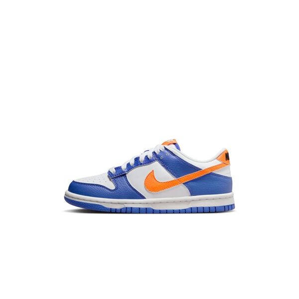 nike scarpe dunk low blu e bianco bambino fn7783-400 4y