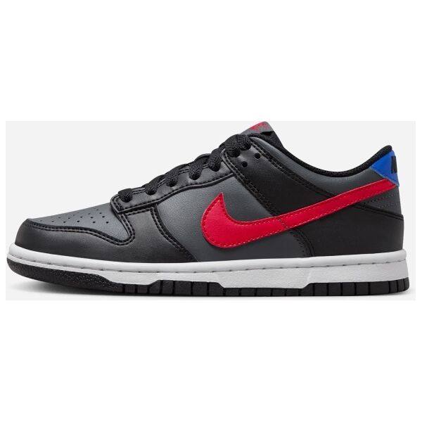 nike scarpe dunk low nero e rosso bambino fv0373-001 6.5y