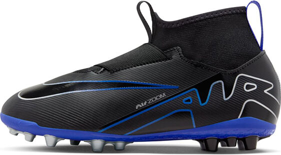 Nike Scarpe da calcio Mercurial Superfly 9 AG Nero e Blu Bambino DJ5613-040 4.5Y