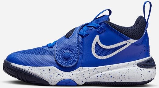 Nike Scarpe da basket Team Hustle D 11 Blu Reale e Bianco Bambino DV8994-400 1.5Y