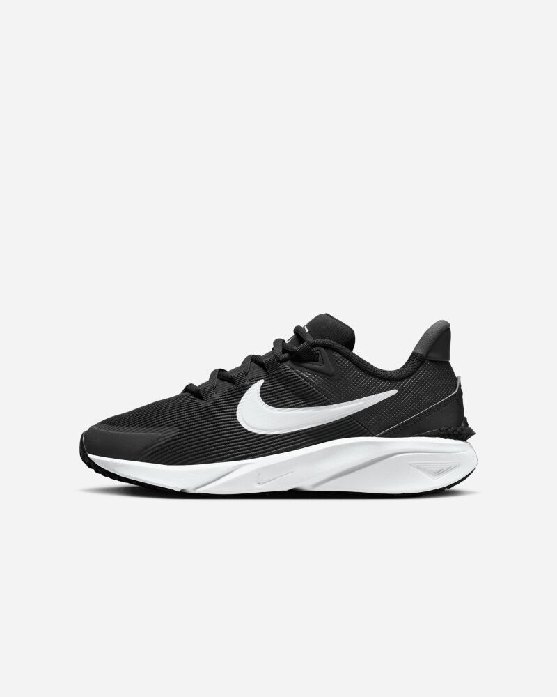 Nike Scarpe Star Runner 4 Bianco e Nero Bambino DX7615-001 3.5Y