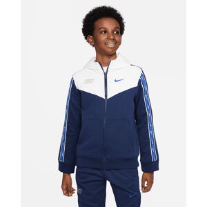 Nike Felpa con zip e cappuccio Sportswear Blu Navy Bambino DZ5622-410 L