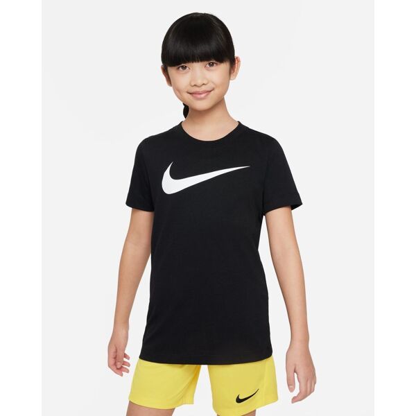 nike maglietta team club 20 nero per bambino cw6941-010 xs