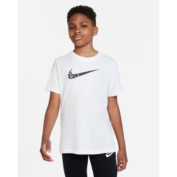 nike maglietta sportswear bianco bambino dr8794-100 xl