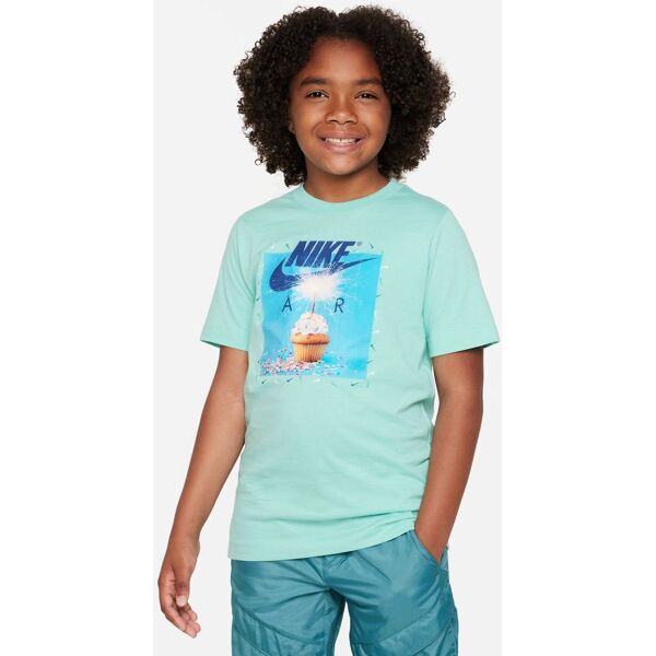 nike tee-shirt sportswear verde bambino fd3192-349 l