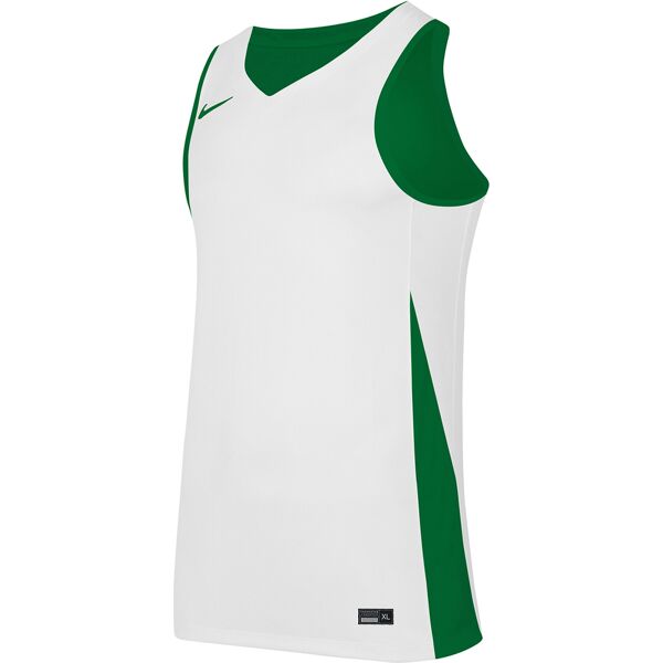 nike maglia da basket reversibile team verde e bianco bambino nt0204-302 xl