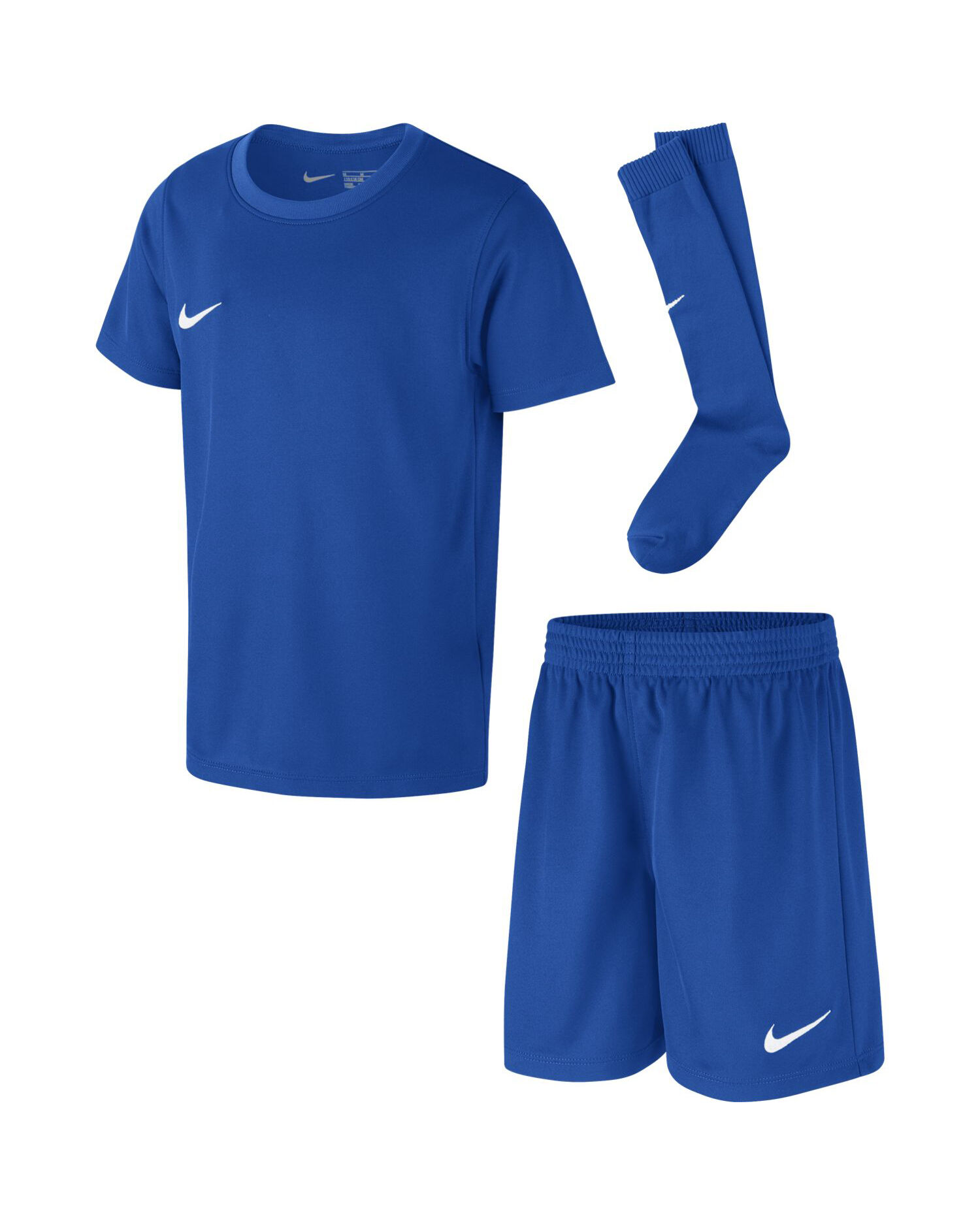 nike tuta da calcio park kit set blu reale bambino cd2244-463 xs