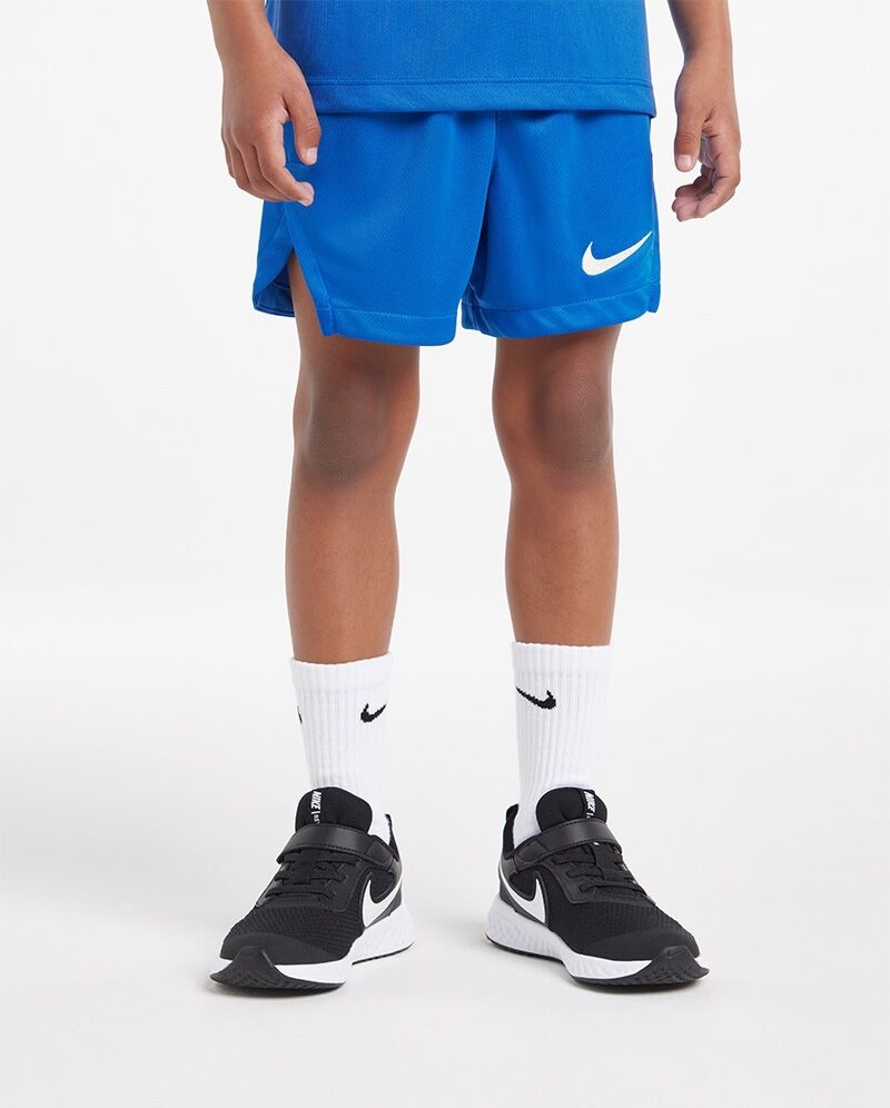 Nike Pantaloncini da hand Team Court Blu Bambino 0355NZ-463 S