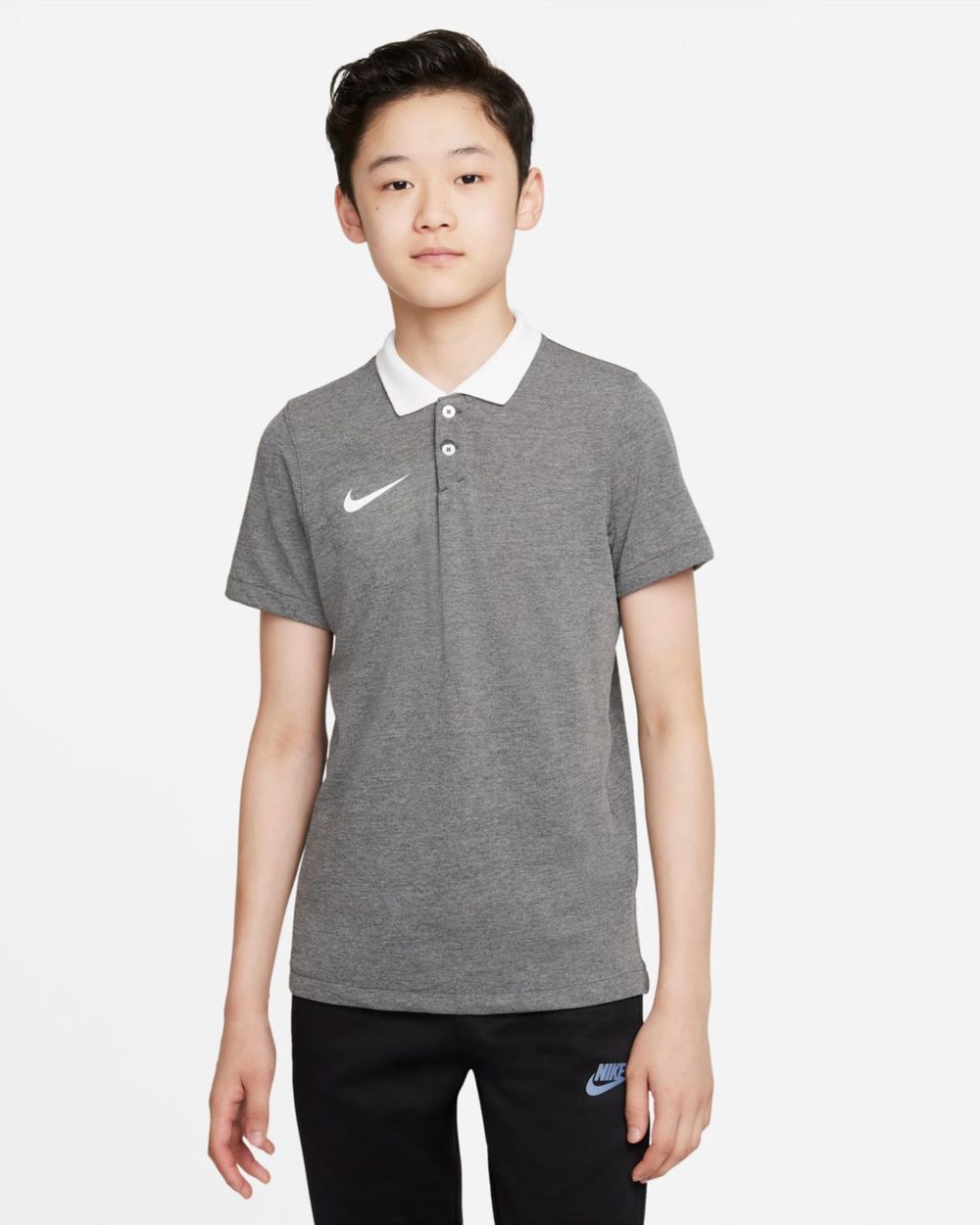 Nike Polo Park 20 Grigio per Bambino CW6935-071 XL