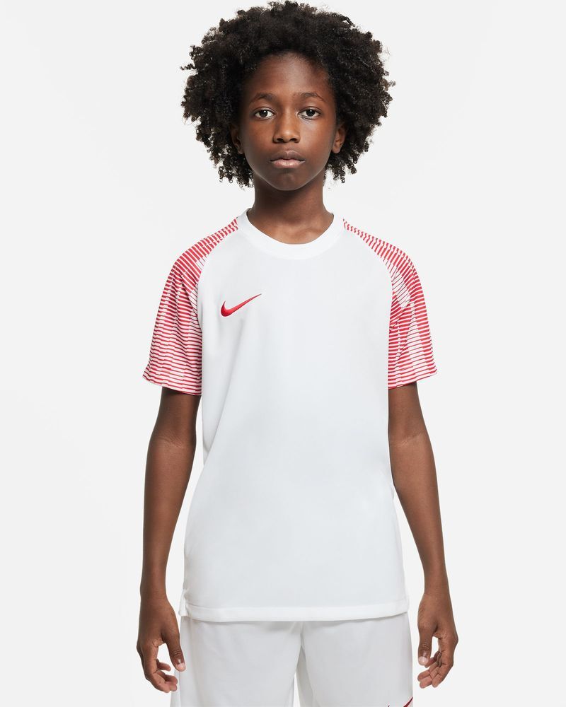 Nike Maglia Academy Bianco e Rosso per Bambino DH8369-100 XL