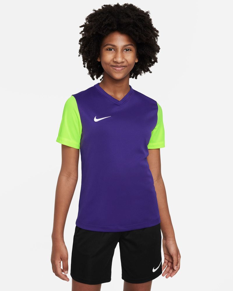 Nike Maglia Tiempo Premier II Viola per Bambino DH8389-547 XS