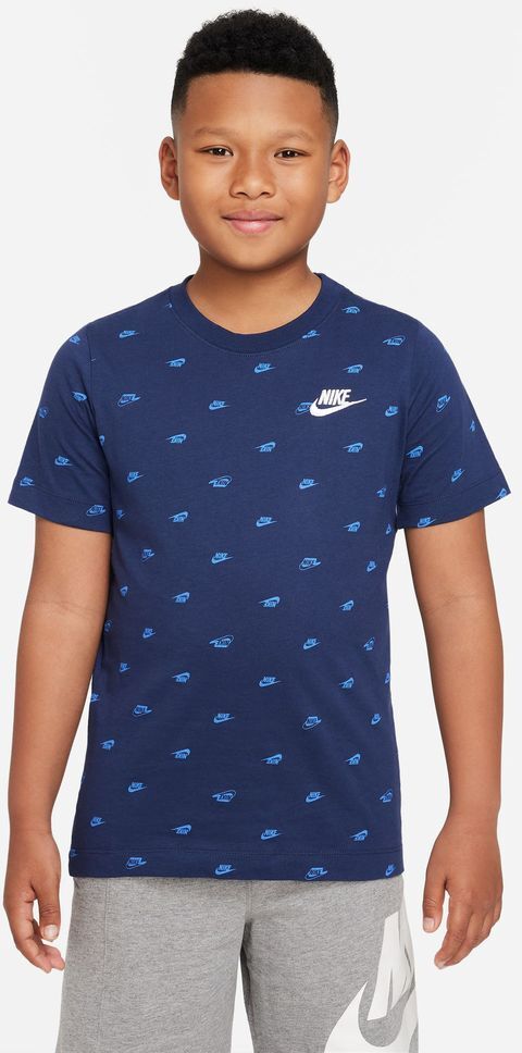 Nike Maglietta Sportswear Blu Navy Bambino DR8813-410 M