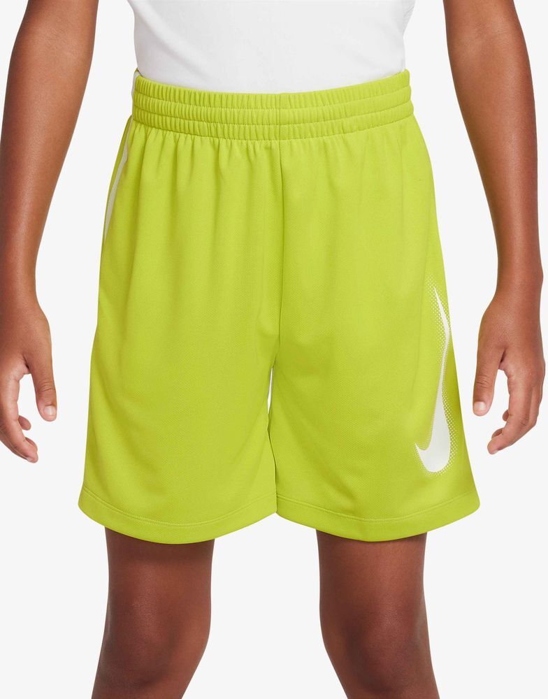 Nike Pantaloncini da training Multi Verde per Bambino DX5361-308 XL