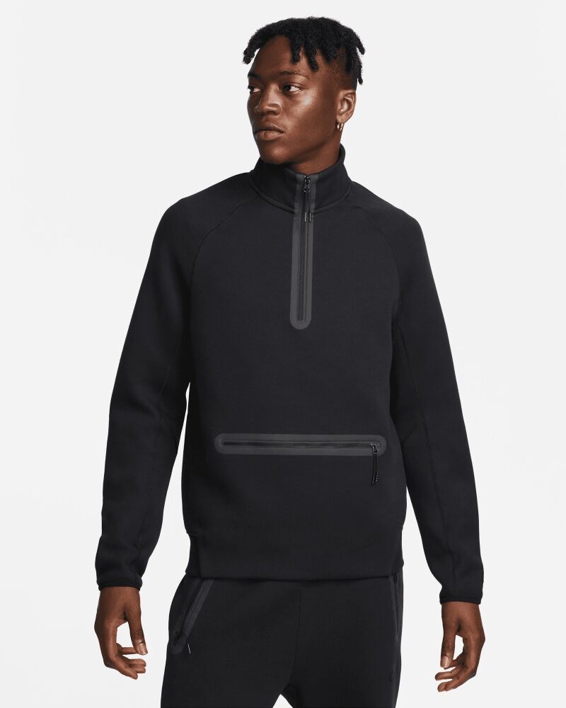 Nike Felpa (1/2) Sportswear Tech Fleece Nero Uomo FB7998-010 L