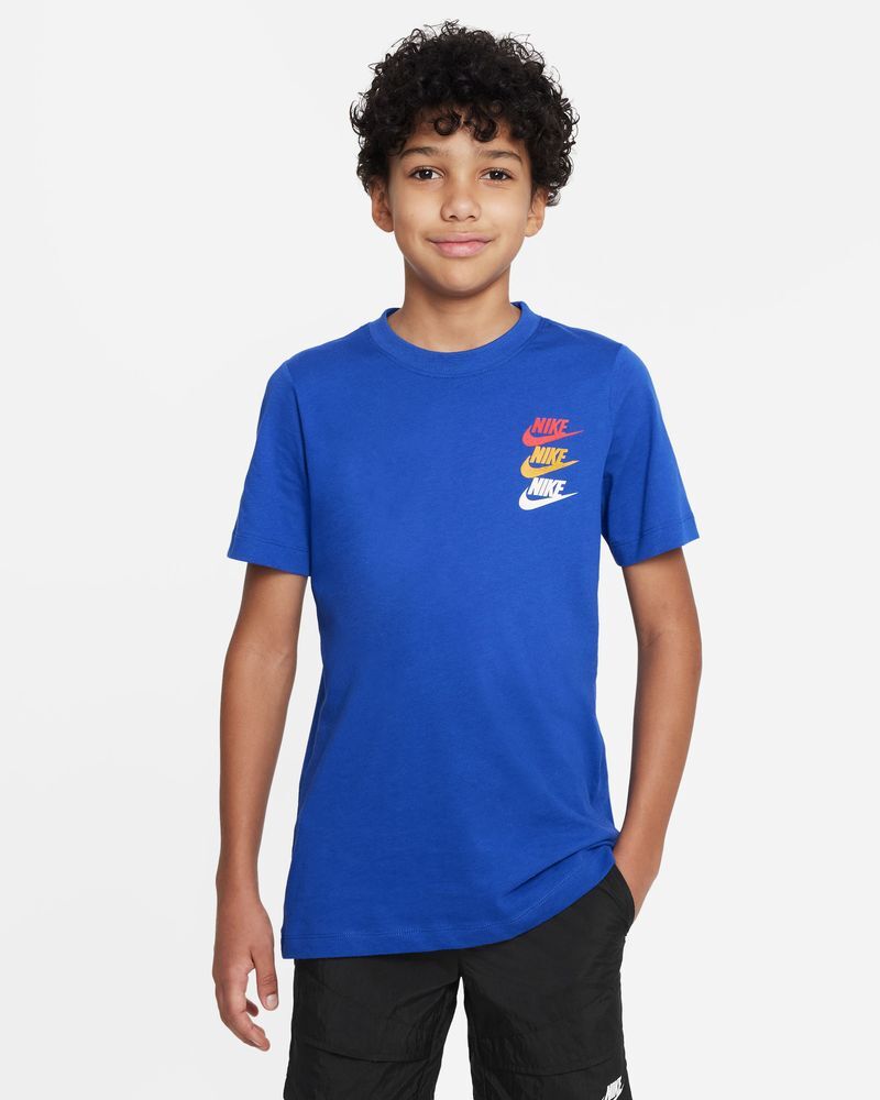 Nike Maglietta Sportswear Blu Reale per Bambino FJ5391-480 XL
