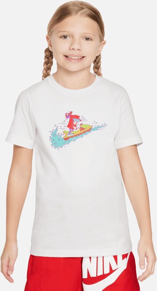 Nike T-shirt Sportswear pour Enfant Couleur : White Taille : S S