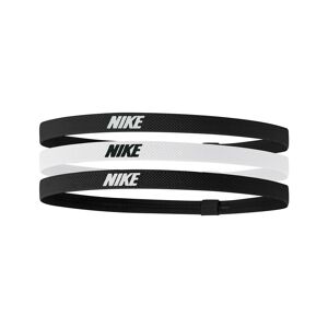 Nike Set di 3 fasce per capelli Elastic Bianco e Nero Unisex DR5205-036 ONE