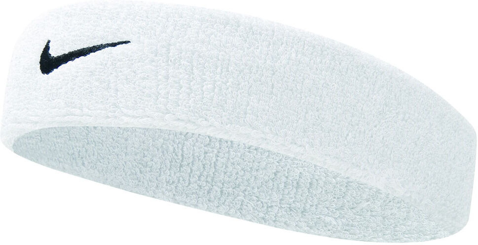 nike fascia per capelli swoosh bianco unisex ac2285-101 one