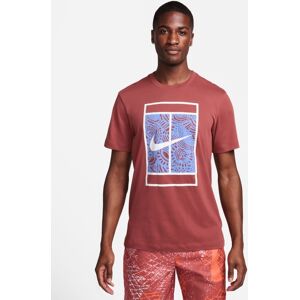 Nike Maglietta da tennis Court Rosso Uomo FJ1502-661 L