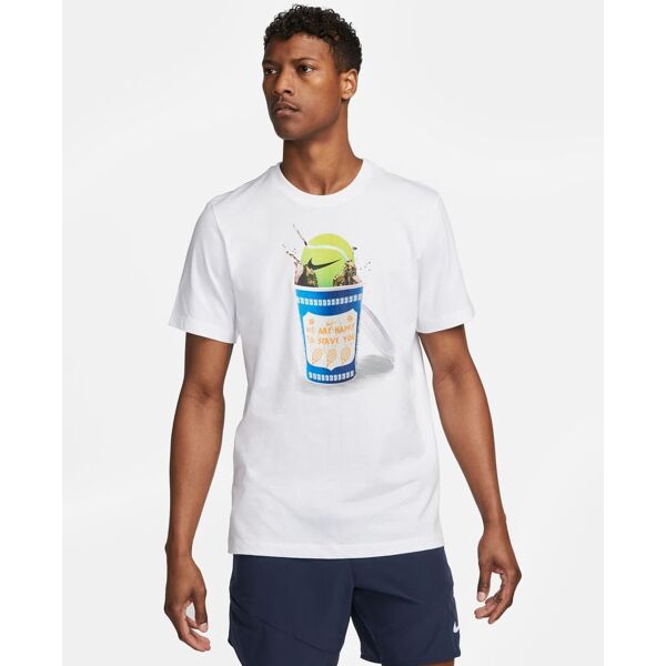 nike top da tennis court bianco uomo fj1500-100 xl