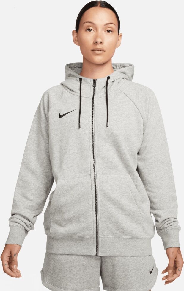 Nike Felpa con zip e cappuccio Team Club 20 Grigio Chiaro per Donne CW6955-063 M