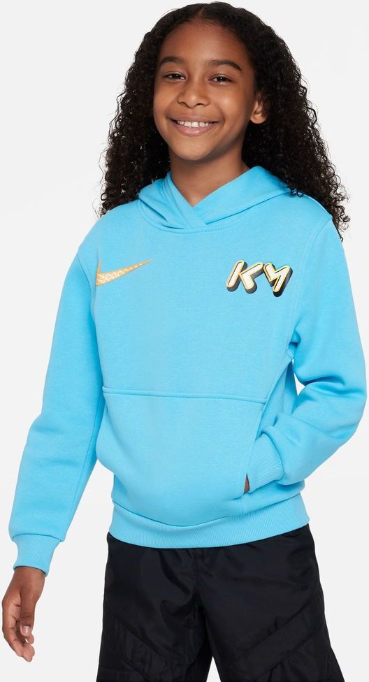 Nike Felpa con cappuccio KM Cielo Blu Bambino FD3144-416 XL