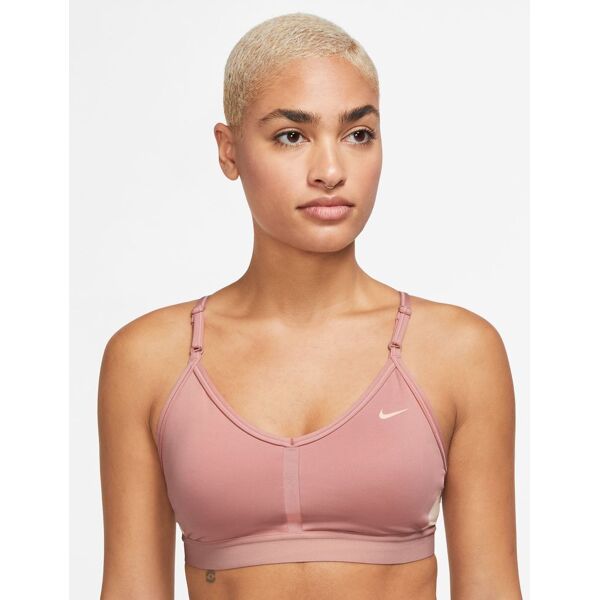 nike reggiseno indy rosa e bianco donne cz4456-618 xl