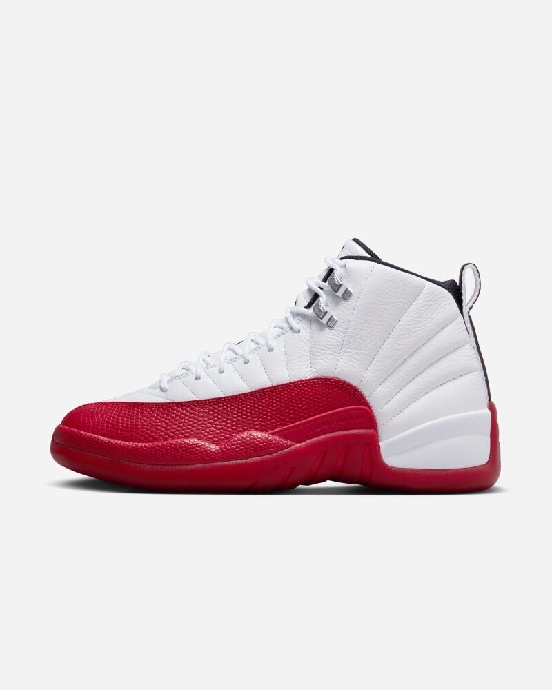 Nike Scarpe Air Jordan 12 Retro Bianco e Rosso Uomo CT8013-116 9