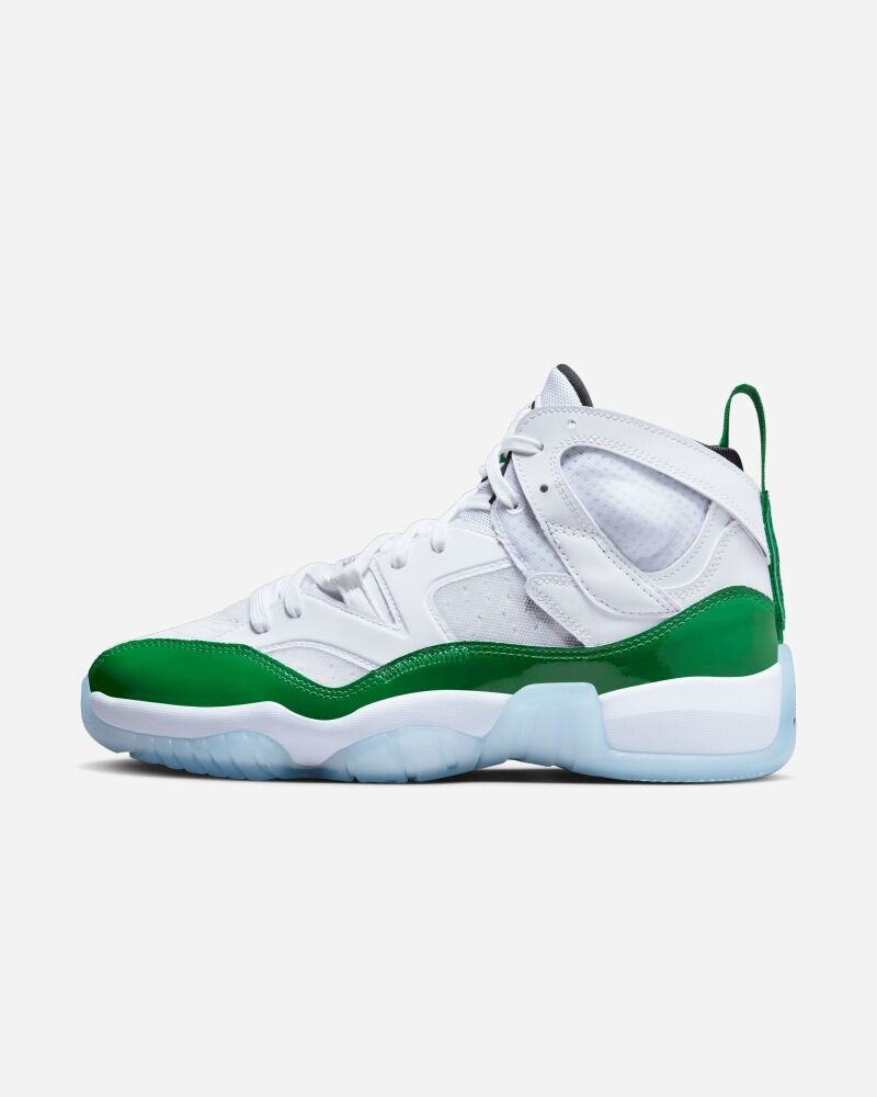 Nike Scarpe Jordan Jumpman Two Trey Bianco e Verde Uomo DO1925-130 9.5