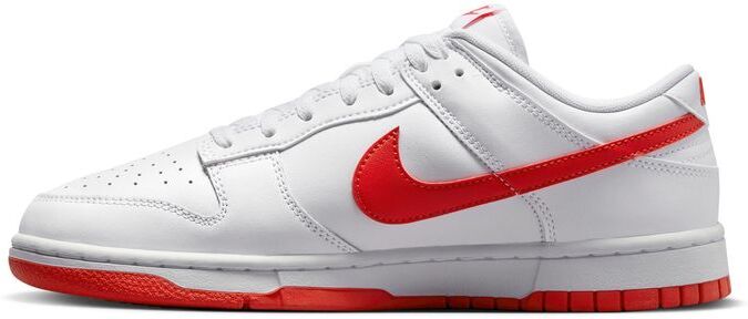 Nike Scarpe Dunk Low Bianco e Rosso Uomo DV0831-103 11.5