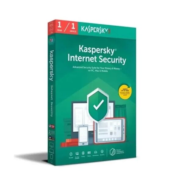 kaspersky internet security (1 dispositivo / 1 anno)