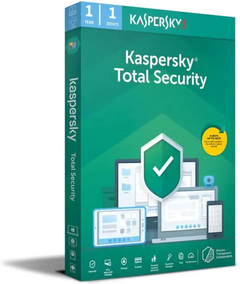 kaspersky total security (1 dispositivo / 1 anno)