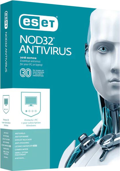 Eset NOD32 Antivirus Ultima Versione (1 Dispositivo / 1 Anno)