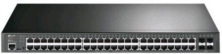 TP-Link TP-LIN TL-SG3452P SWITCH GESTITO L2/L2+ GIGABIT 52 PORTE 48 x 10/100/1000 (PoE+) + 4 x Gigabit SFP PoE+ 384 W