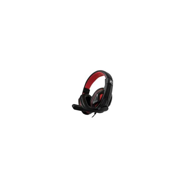 fenner tech cuffie gaming soundgame + microfono pc/console red