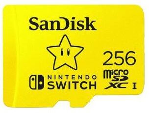 Switch Micro SDXC SanDisk 256GB for Nintendo Switch