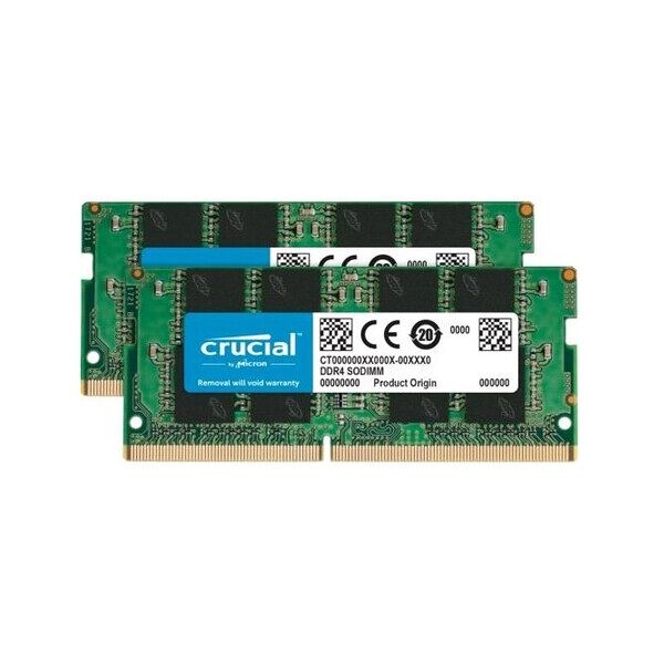 crucial ct2k16g4sfra32a 32gb (2 x 16gb) ddr4 3.200mhz cl22 so-dimm