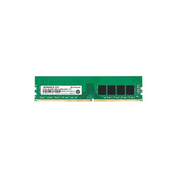 transcend jm2666hle-32g memoria ram 32gb 2.666mhz tipologia dimm tecnologia ddr4