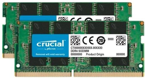 Crucial CT2K16G4SFRA32A 32GB (2 x 16GB) DDR4 3.200MHz CL22 SO-DIMM