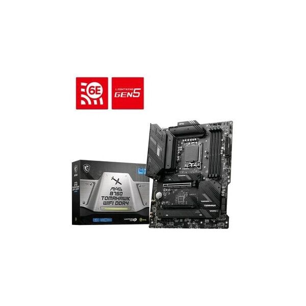 msi mag b760 tomahawk wifi 6e ddr4 scheda madre lga 1700 atx